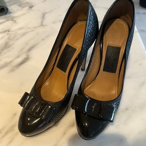 Ferragamo Size 7 Patent Leather Heels